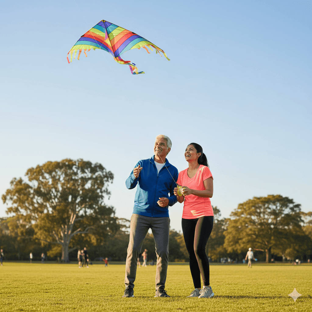 Senior Couple Outdoors